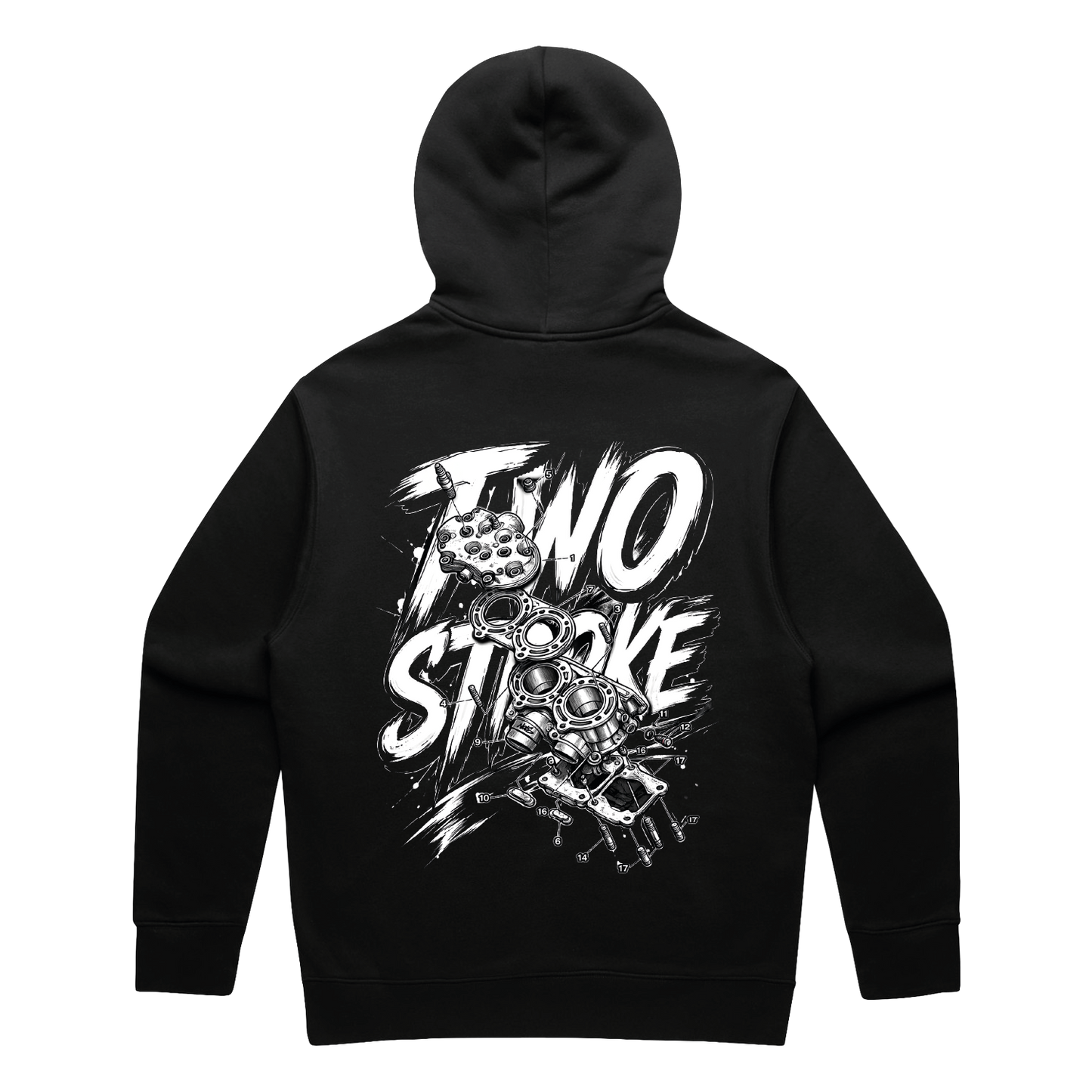 two stroke hoodie – premium hoodie