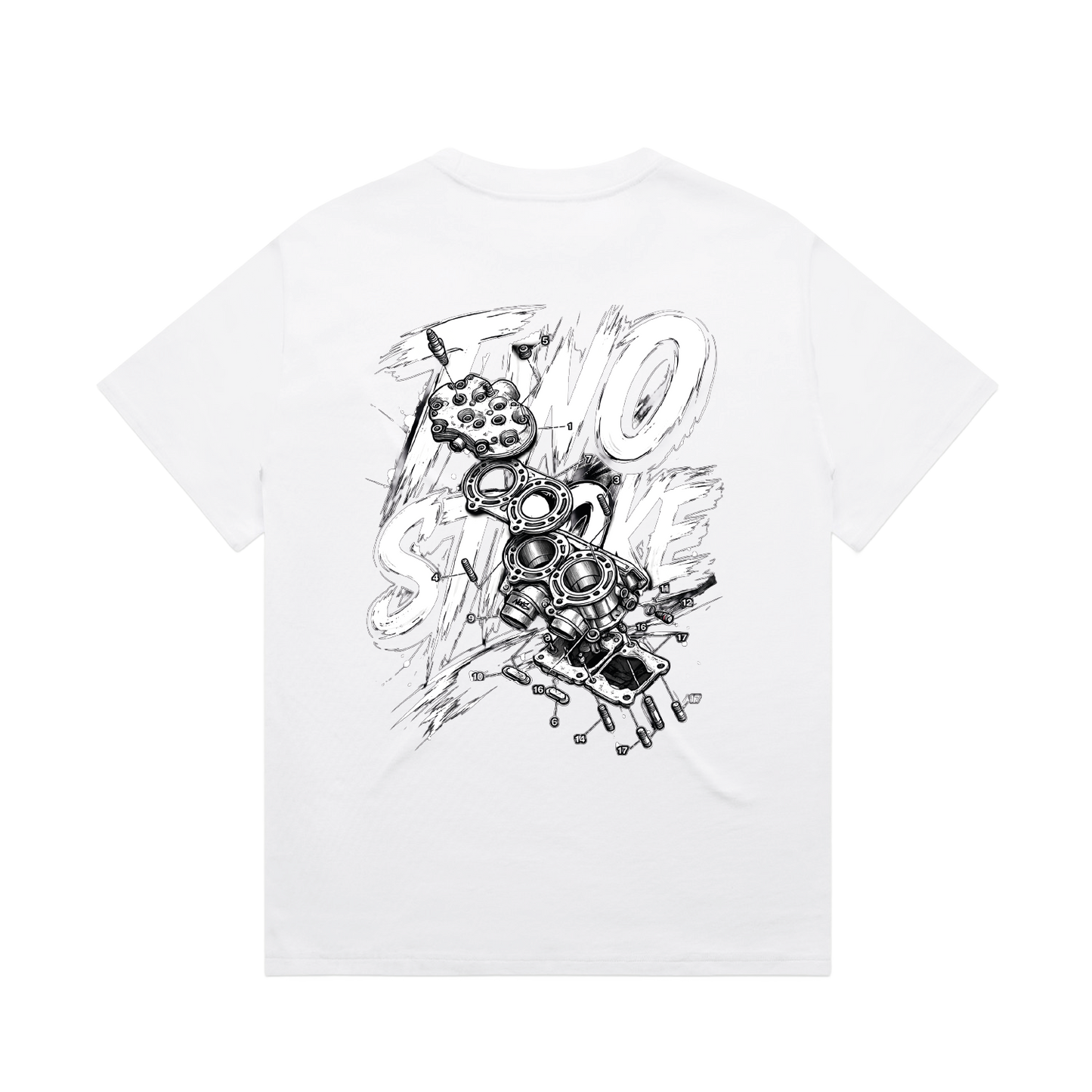 two stroke t-shirt – premium shirt