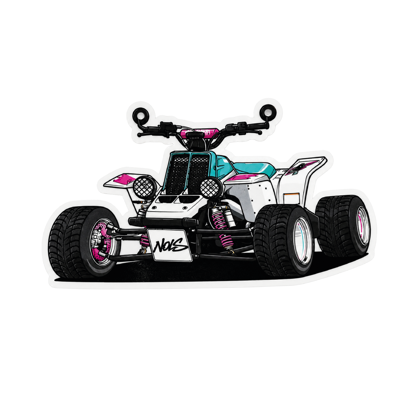 nols quad sticker – premium 10 stk klein